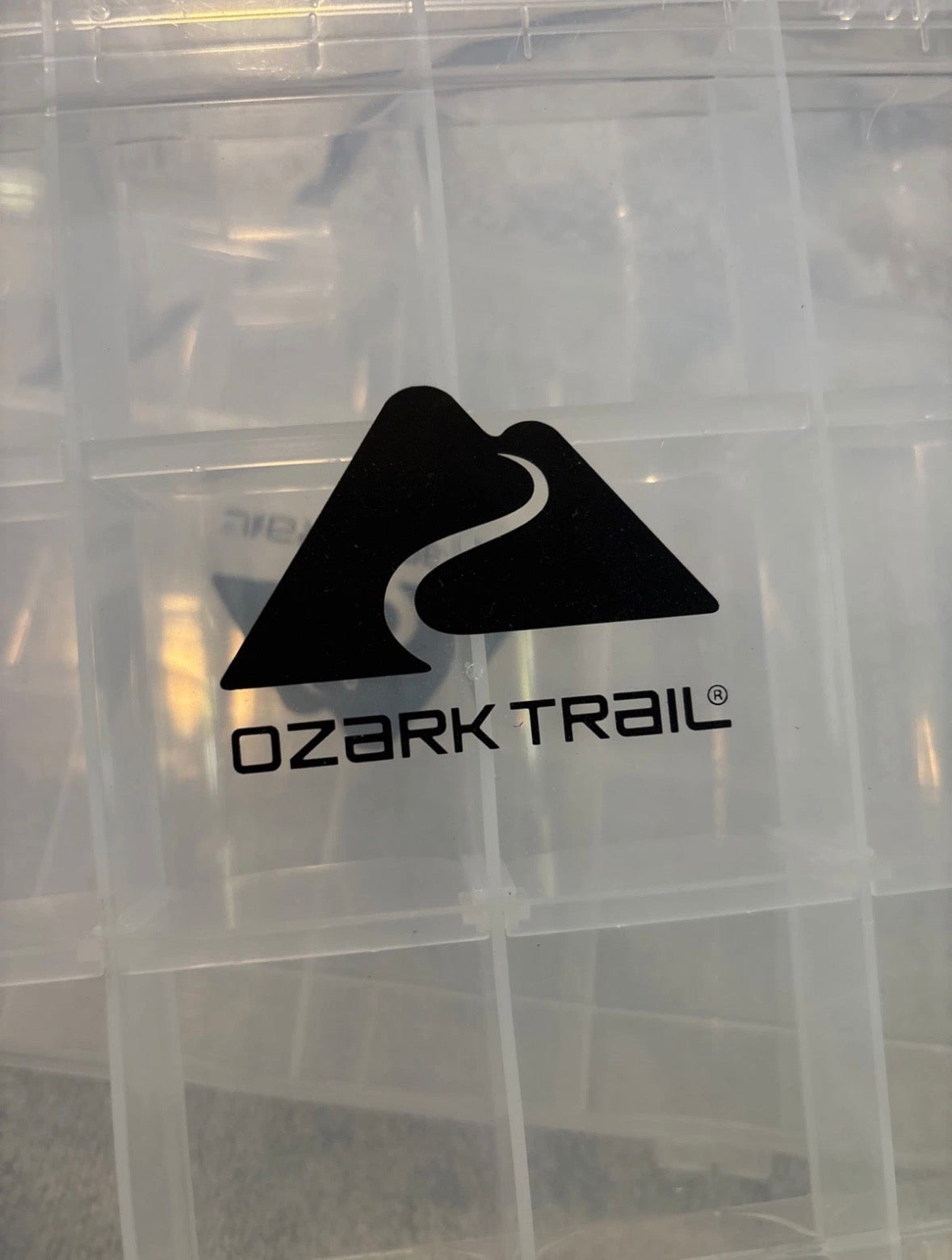 Ozark Trail Tackle Organizer Fishing Tackle Box Container with Dividers New