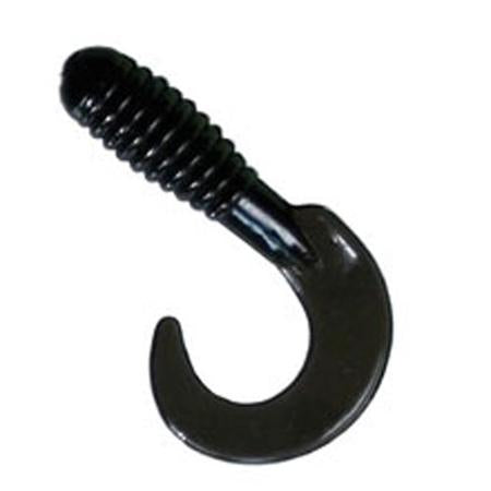 Bass Pro Shops Action Tail Grub - 3'' - Black